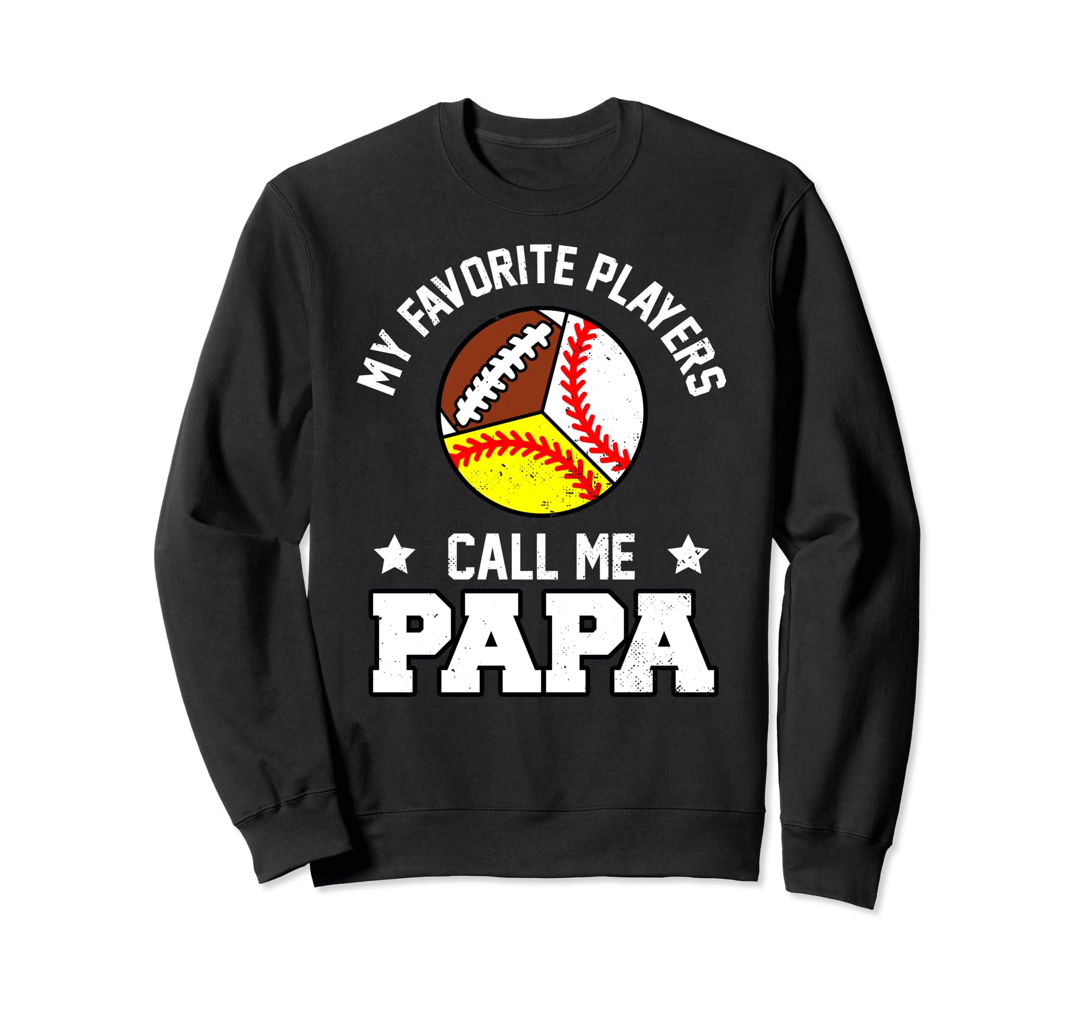 My Favorites Baseball Softball Sweatshirt - Casual Everyday Wear Men Women - T-Shirt, Sweatshirt, Hoodie