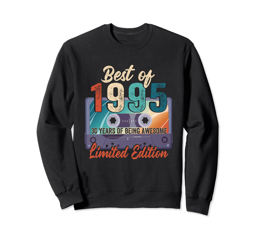 1995 30Th Birthday Cassette Tape 30 Sweatshirt - Minimalist Print Unisex - T-Shirt, Sweatshirt, Hoodie