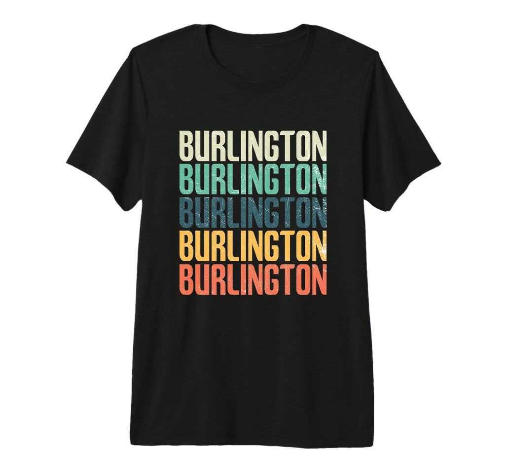 Typography 1970S 1980S Burlington T-Shirt - Casual Everyday Wear Men Women - T-Shirt, Sweatshirt, Hoodie