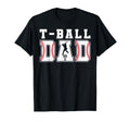 Groovy T Ball Dad Father Happy Fathers T-Shirt - Custom Art Print Unisex - T-Shirt, Sweatshirt, Hoodie