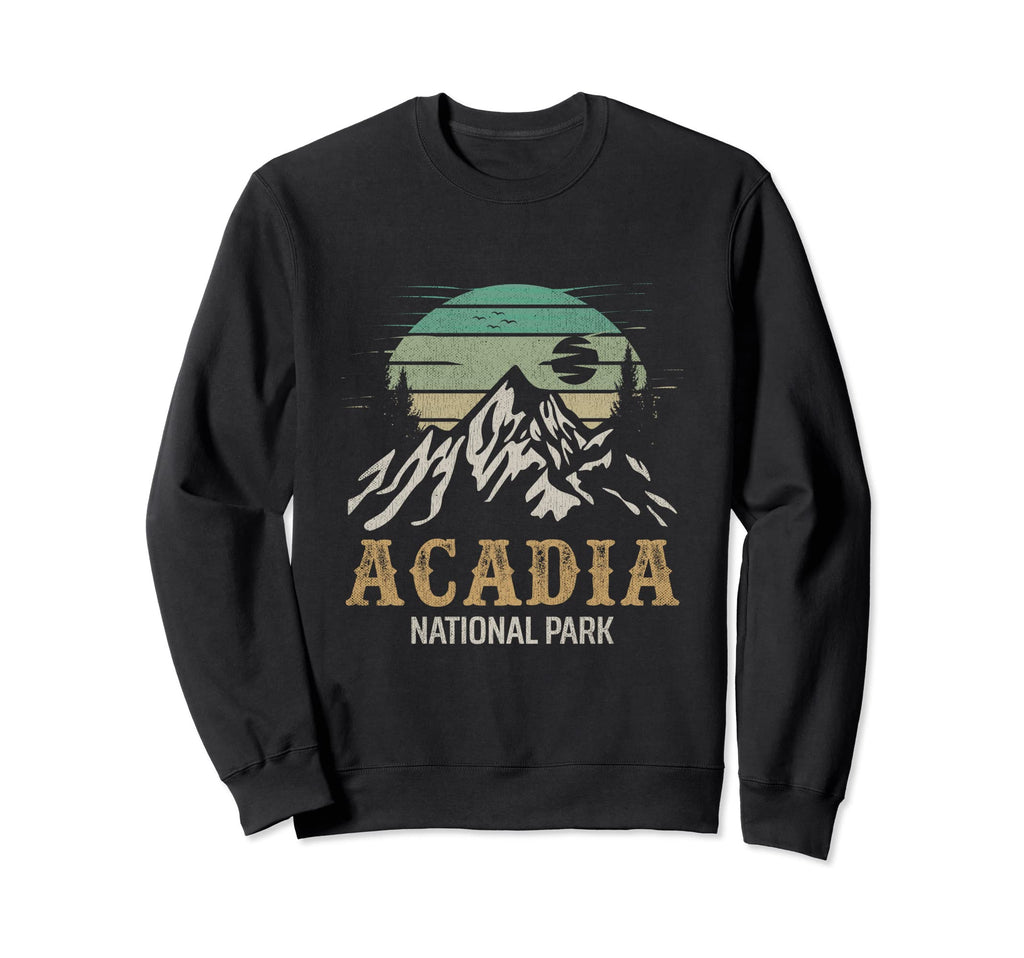 Acadia National Park Hiking Sweatshirt - Custom Art Print Men Women - T-Shirt, Sweatshirt, Hoodie