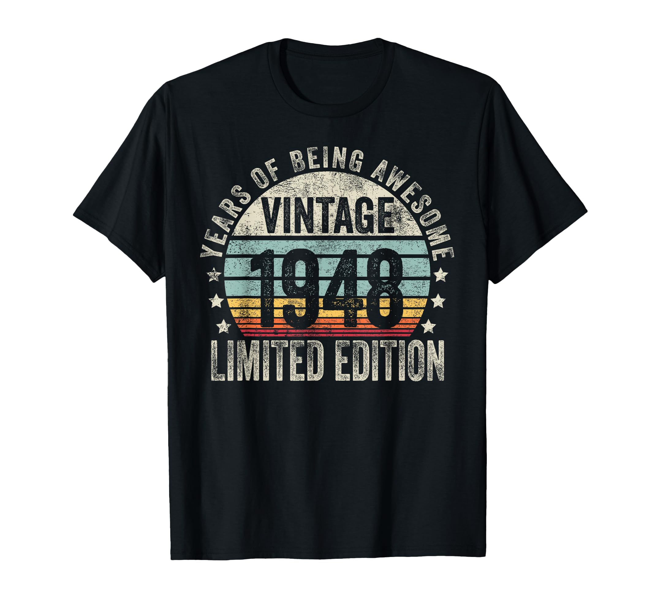 1948 T Shirts Funny 1948 Birthday T-Shirt - Streetwear Style for Adults - T-Shirt, Sweatshirt, Hoodie