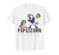 White Popsicorn Unicorn Baseball T-Shirt - Novelty Apparel Men Women - T-Shirt, Sweatshirt, Hoodie
