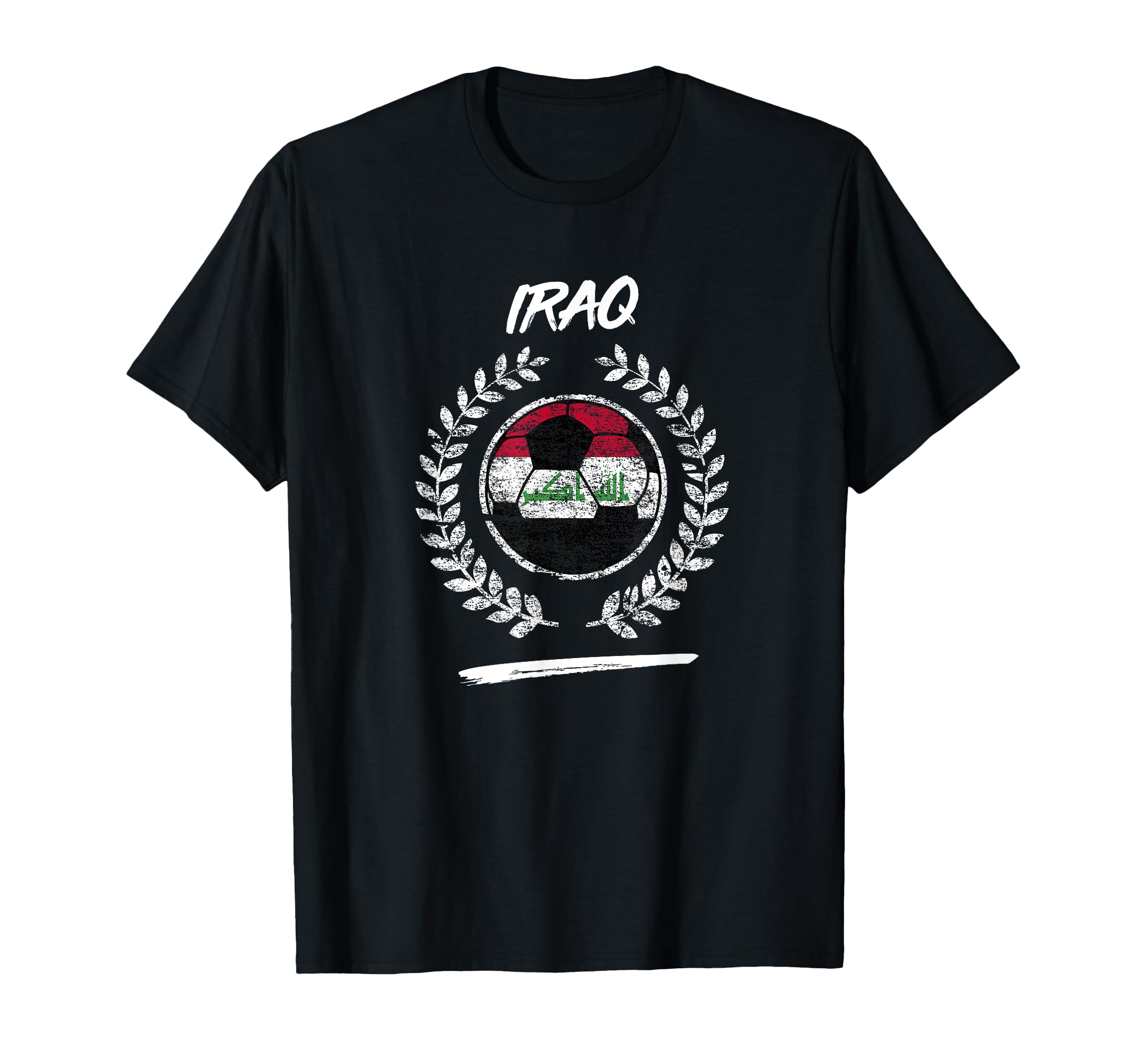 Iraq Flag Iraqi Soccer Team Football T-Shirt - Casual Everyday Wear Unisex - T-Shirt, Sweatshirt, Hoodie