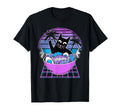 Ramen Cat Anime Retrowave Sunset 80S T-Shirt - Minimalist Print Men Women - T-Shirt, Sweatshirt, Hoodie