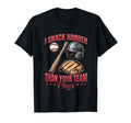 Baseball Player Game Day I Snack T-Shirt - Aesthetic Graphic Men Women - T-Shirt, Sweatshirt, Hoodie