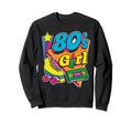 80S Roller Skater Music Lover Skate Sweatshirt - Trendy Graphic for Adults - T-Shirt, Sweatshirt, Hoodie