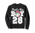 Thats My Baseball 28 Number Mom Sweatshirt - Fun Novelty Design for Adults - T-Shirt, Sweatshirt, Hoodie
