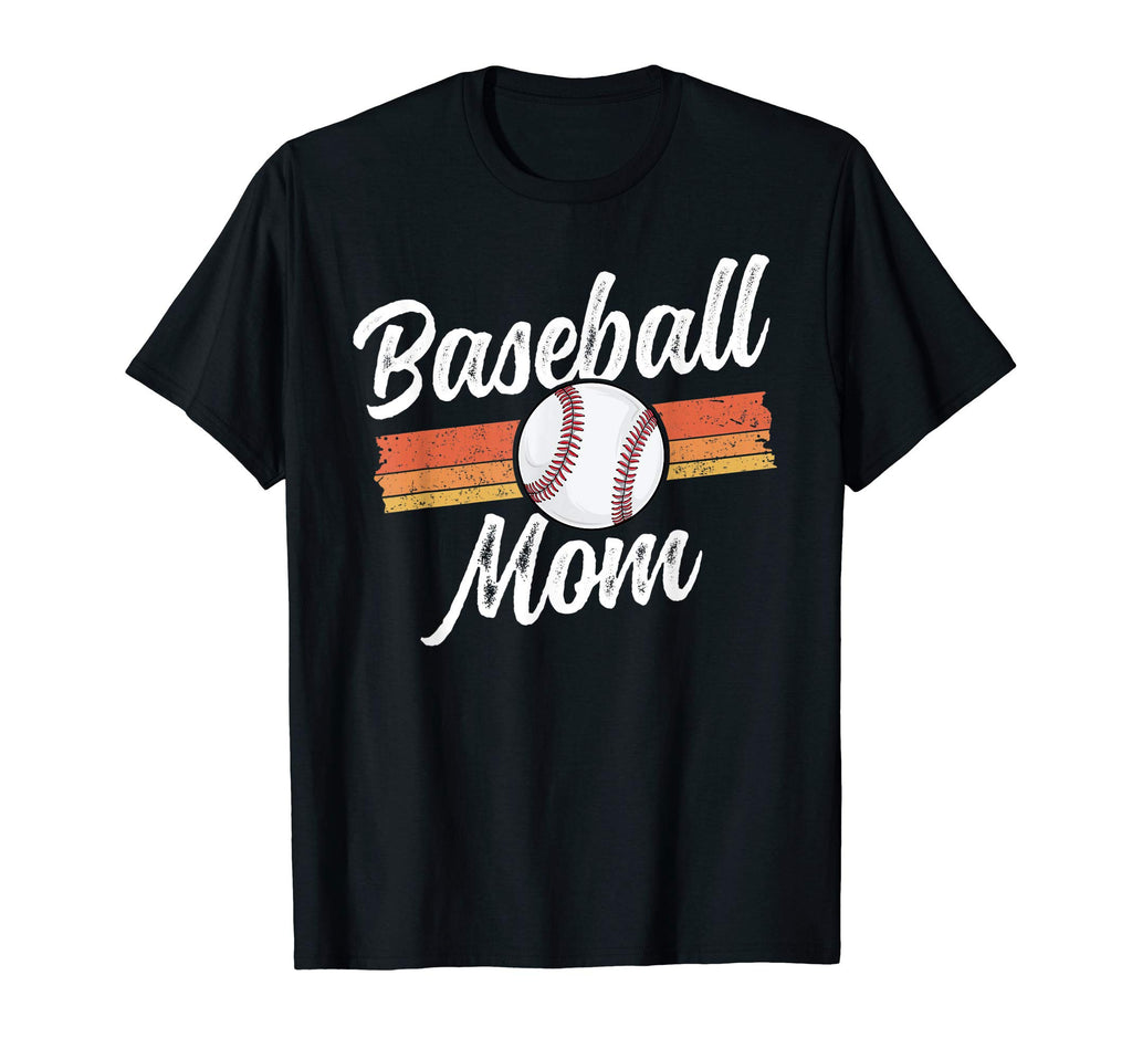 Mom Baseball Mothers Day Gift Her Mama T-Shirt - Custom Art Print Unisex - T-Shirt, Sweatshirt, Hoodie
