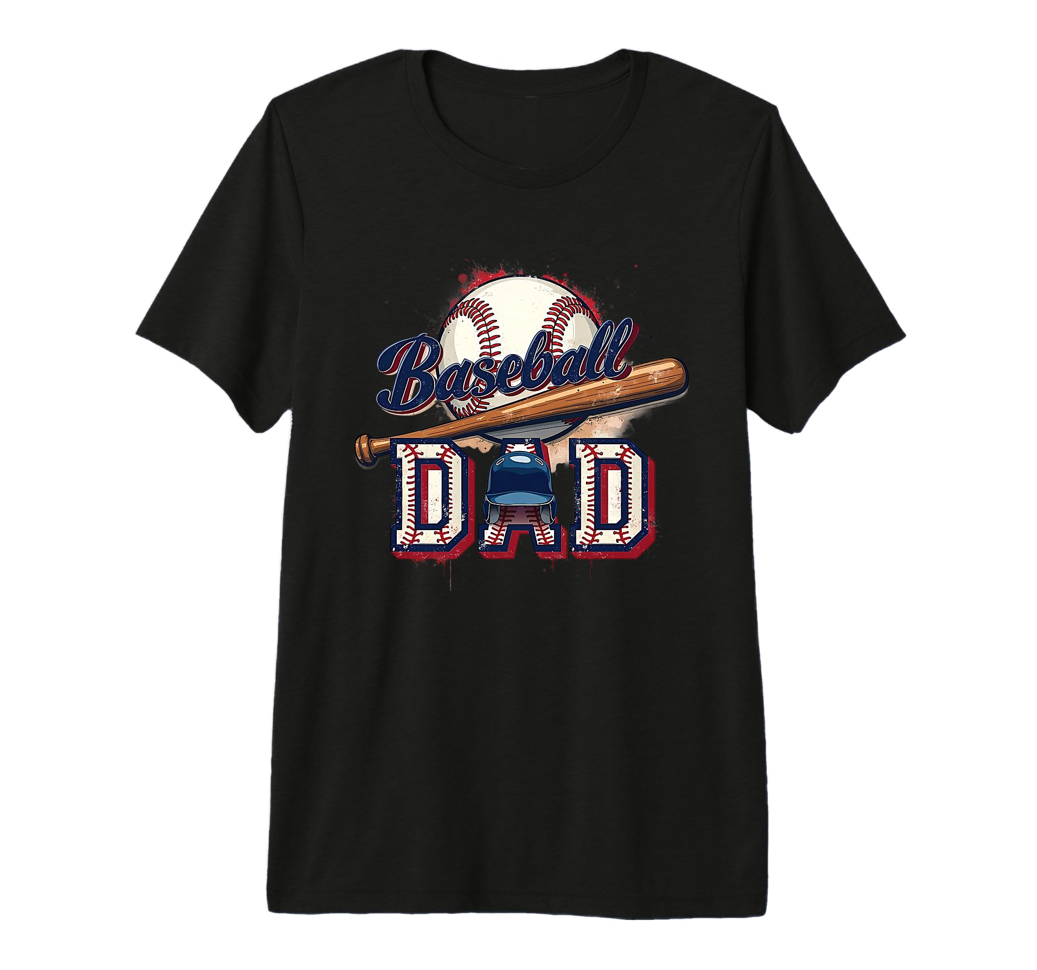 Proud Baseball Dad Game Day Sports Loving T-Shirt - Graphic Print Unisex - T-Shirt, Sweatshirt, Hoodie