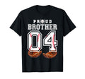 Proud Brother Baseball Player Number 4 T-Shirt - Aesthetic Graphic Unisex - T-Shirt, Sweatshirt, Hoodie