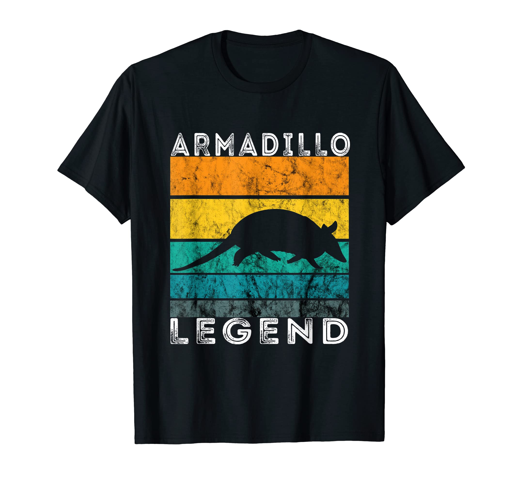 Armadillo Legend Sunset Armored T-Shirt - Fun Novelty Design for Adults - T-Shirt, Sweatshirt, Hoodie