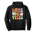 Groovy Baseball Game Day Vibes Game Day Hoodie - Trendy Graphic Unisex - T-Shirt, Sweatshirt, Hoodie