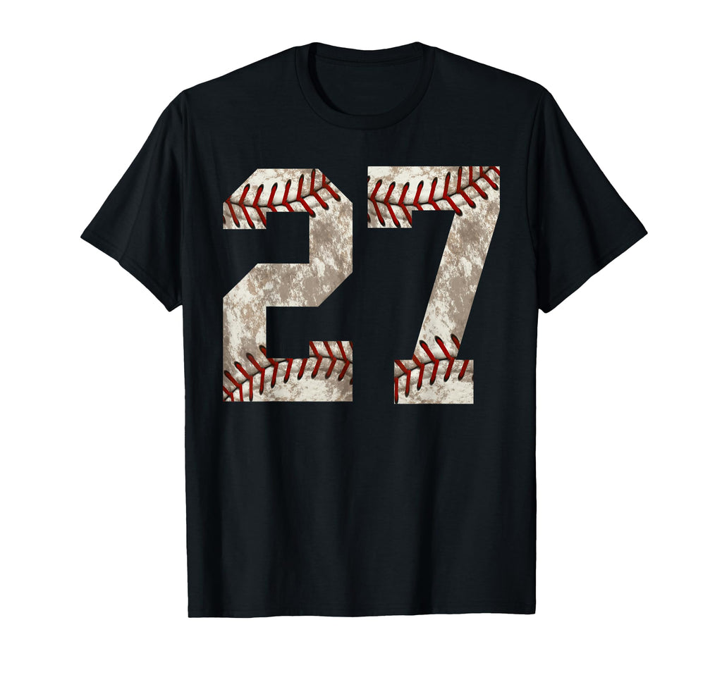 Baseball Player Jersey Number 27 T-Shirt - Trendy Graphic for Adults - T-Shirt, Sweatshirt, Hoodie