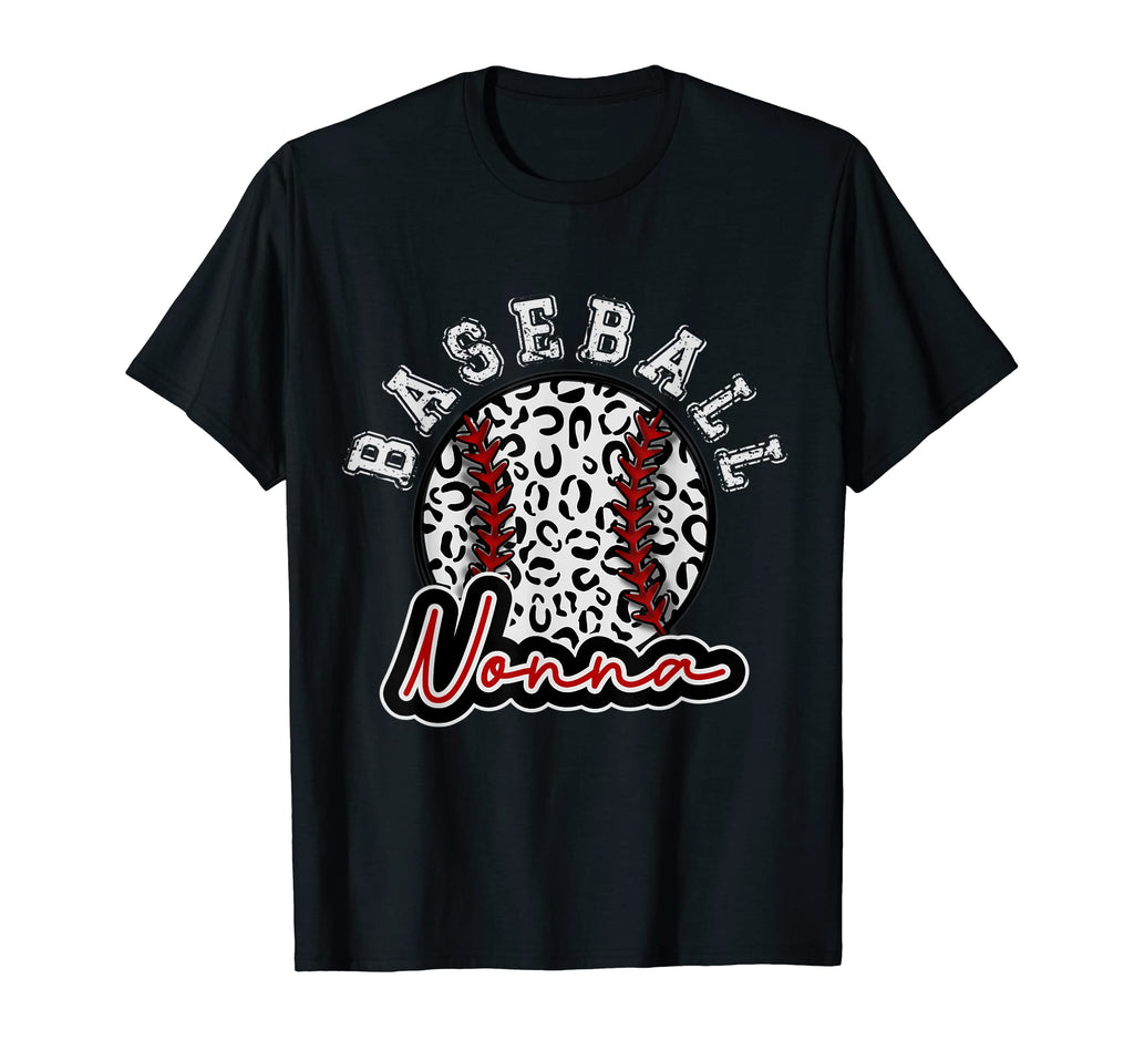 Leopard Cheetah Baseball Nonna Womens T-Shirt - Minimalist Print Unisex - T-Shirt, Sweatshirt, Hoodie