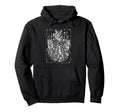 Skull Cat Skeleton Kitty Kitten Gothic Hoodie - Unique Graphic for Adults - T-Shirt, Sweatshirt, Hoodie