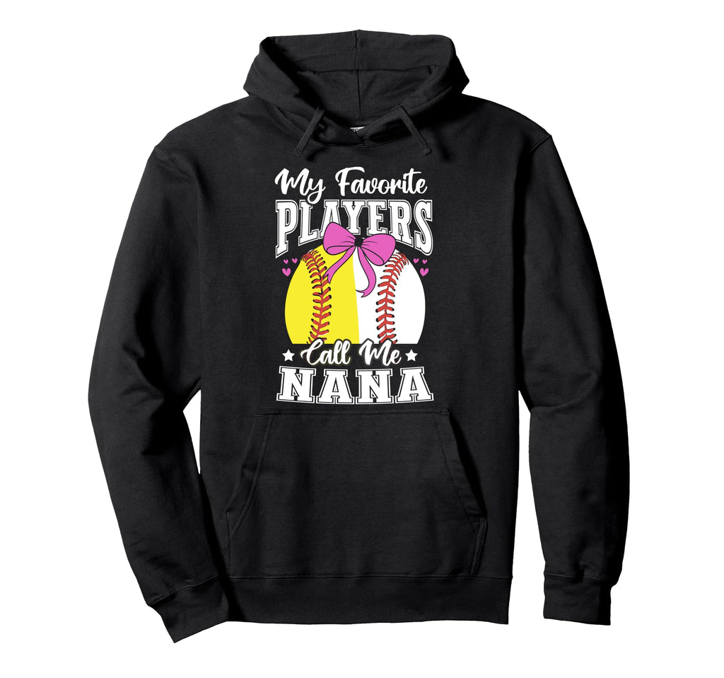 Baseball Grandma Favorite Softball Hoodie - Fun Novelty Design for Adults - T-Shirt, Sweatshirt, Hoodie