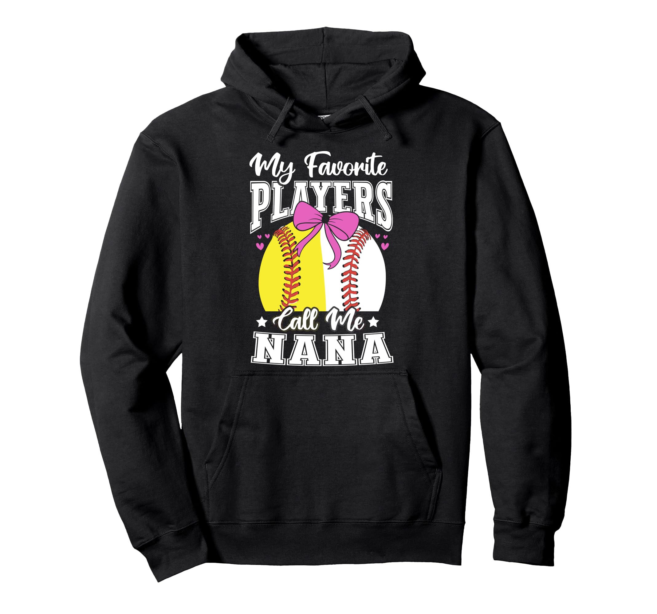 Baseball Grandma Favorite Softball Hoodie - Fun Novelty Design for Adults - T-Shirt, Sweatshirt, Hoodie