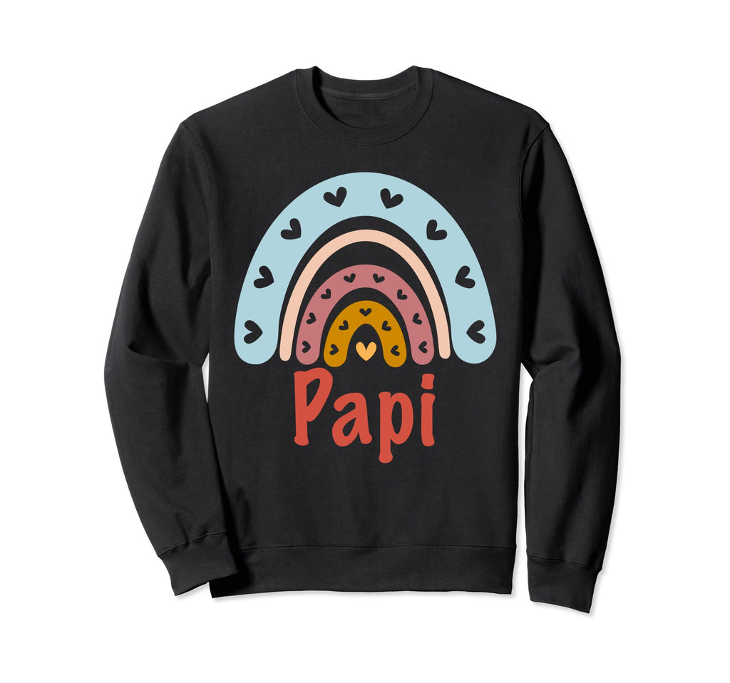 Papi Birthday Rainbow Boho Papi Sweatshirt - Graphic Print for Adults - T-Shirt, Sweatshirt, Hoodie