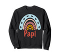 Papi Birthday Rainbow Boho Papi Sweatshirt - Graphic Print for Adults - T-Shirt, Sweatshirt, Hoodie