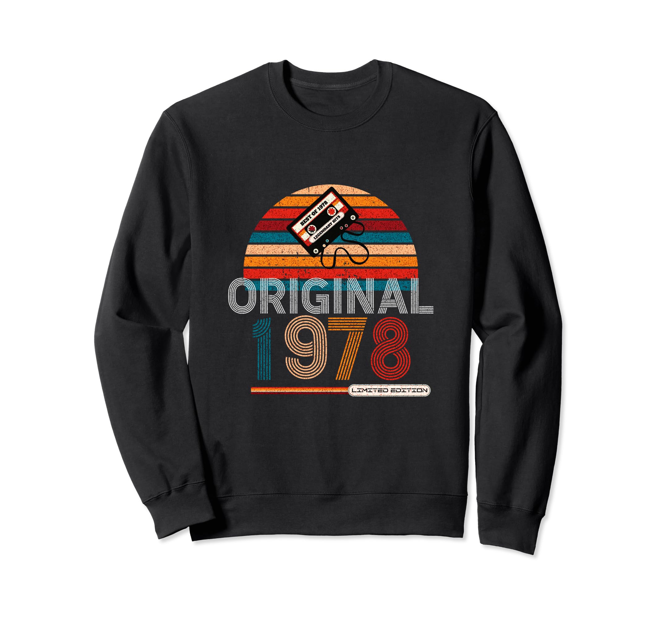 Best 1978 Original Cassette Tape Sunset Sweatshirt - Graphic Print Unisex - T-Shirt, Sweatshirt, Hoodie