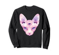 Sphynx Cat Pastel Goth Y2K Punk Sweatshirt - Streetwear Style Unisex - T-Shirt, Sweatshirt, Hoodie