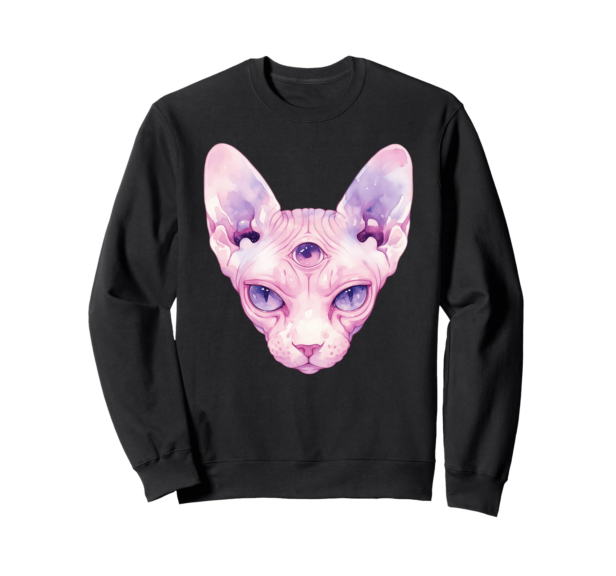Sphynx Cat Pastel Goth Y2K Punk Sweatshirt - Streetwear Style Unisex - T-Shirt, Sweatshirt, Hoodie