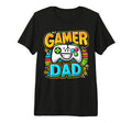 Gamer Dad Game Controller Gaming Video T-Shirt - Trendy Graphic for Adults - T-Shirt, Sweatshirt, Hoodie