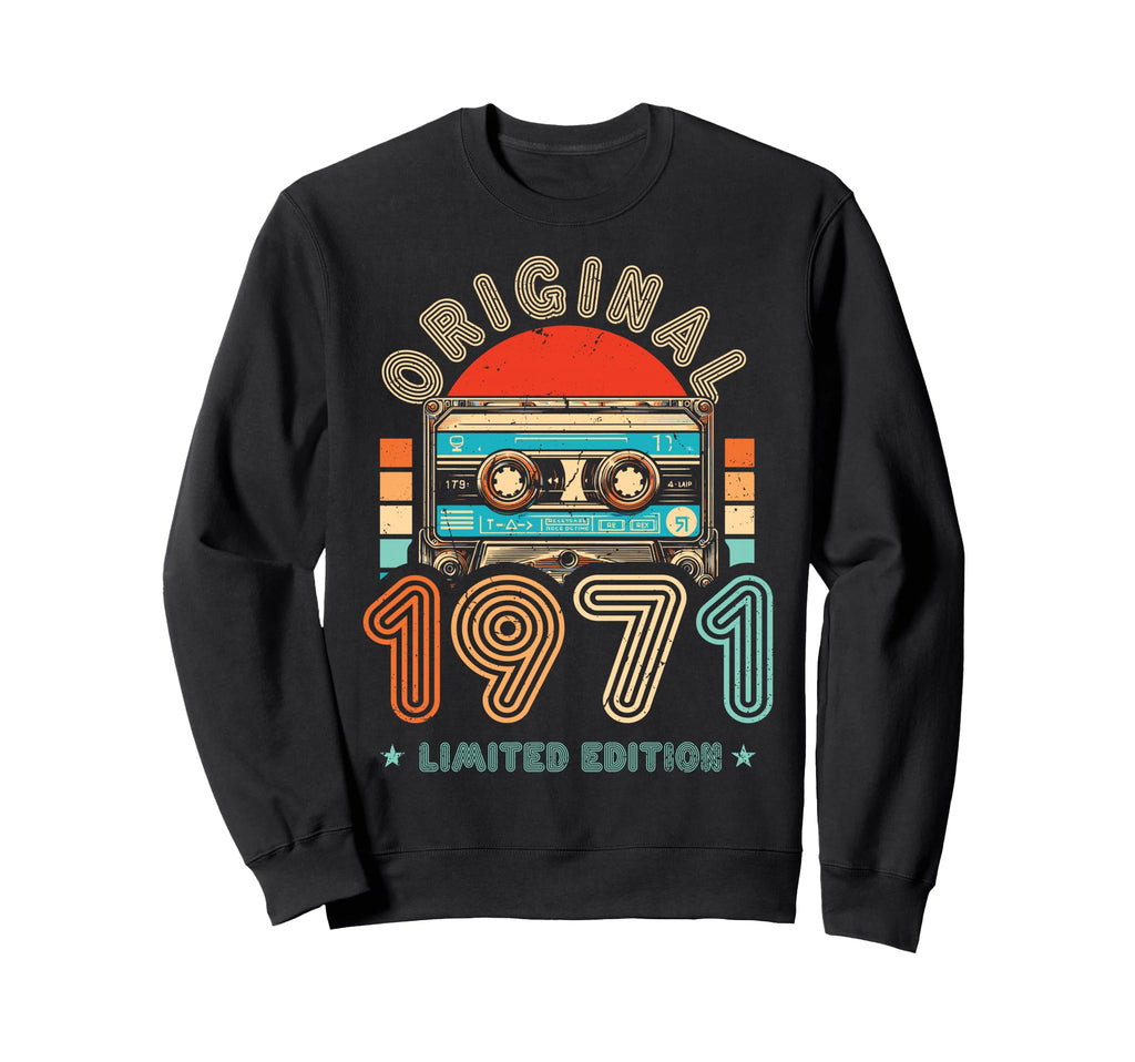 1971 Cassette Tape 55Th Birthday Sweatshirt - Streetwear Style Unisex - T-Shirt, Sweatshirt, Hoodie