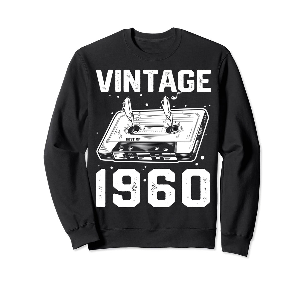 Birthday Best 1960 Bday 1960 Sweatshirt - Aesthetic Graphic Men Women - T-Shirt, Sweatshirt, Hoodie