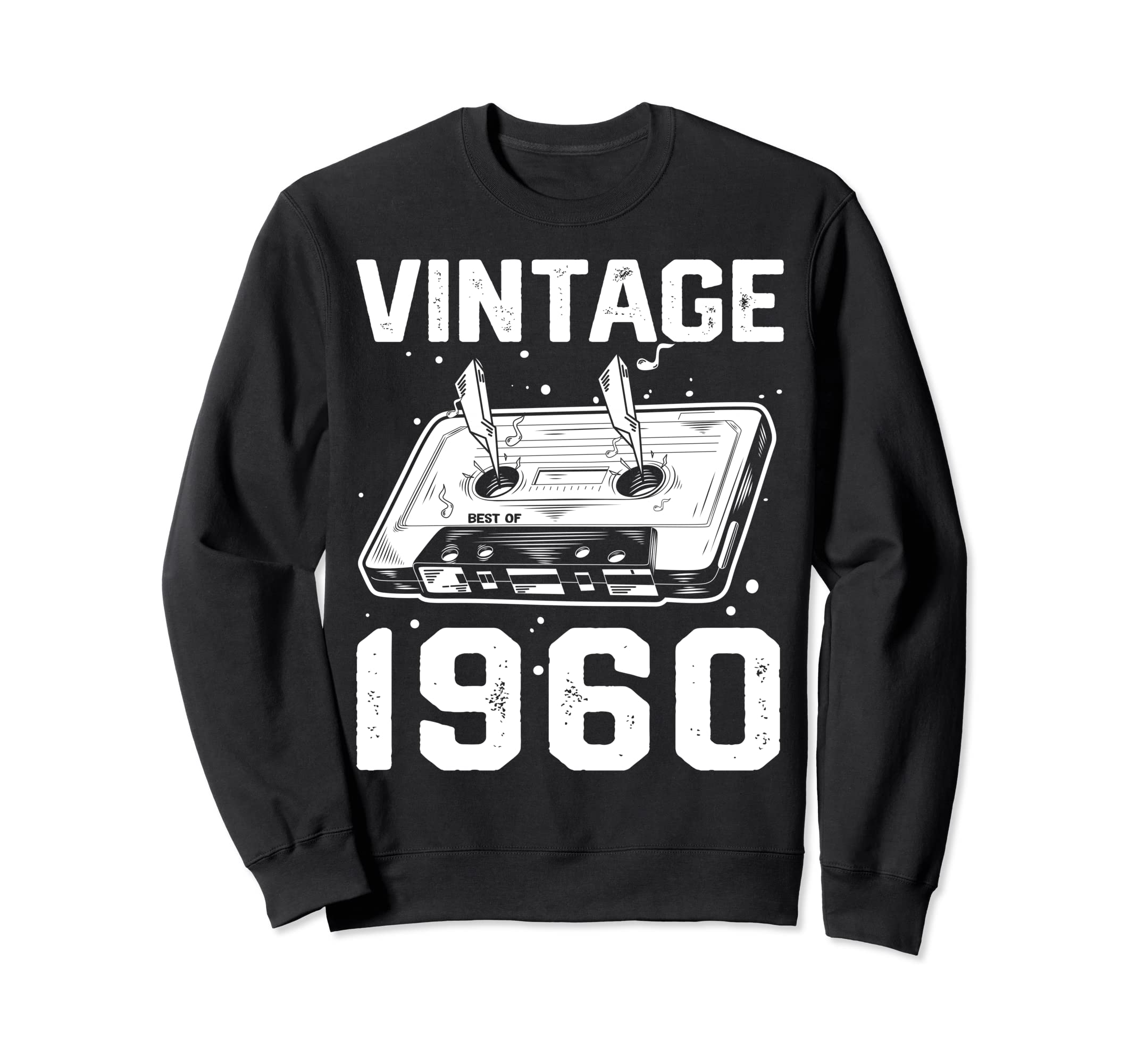 Birthday Best 1960 Bday 1960 Sweatshirt - Aesthetic Graphic Men Women - T-Shirt, Sweatshirt, Hoodie