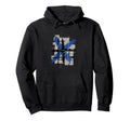 Abstract 90S Paint Brush Grunge Hoodie - Novelty Apparel for Adults - T-Shirt, Sweatshirt, Hoodie