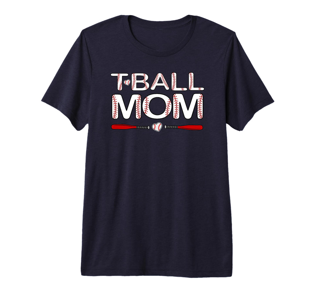T Ball Mom Mama Mother Ball Baseball T-Shirt - Unique Graphic for Adults - T-Shirt, Sweatshirt, Hoodie