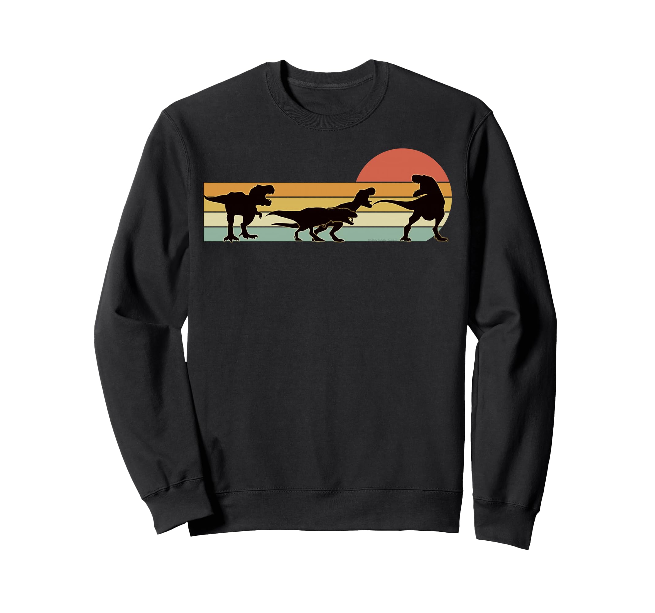 T Rex Dinosaur March Sunset T Rex Sweatshirt - Minimalist Print Men Women - T-Shirt, Sweatshirt, Hoodie