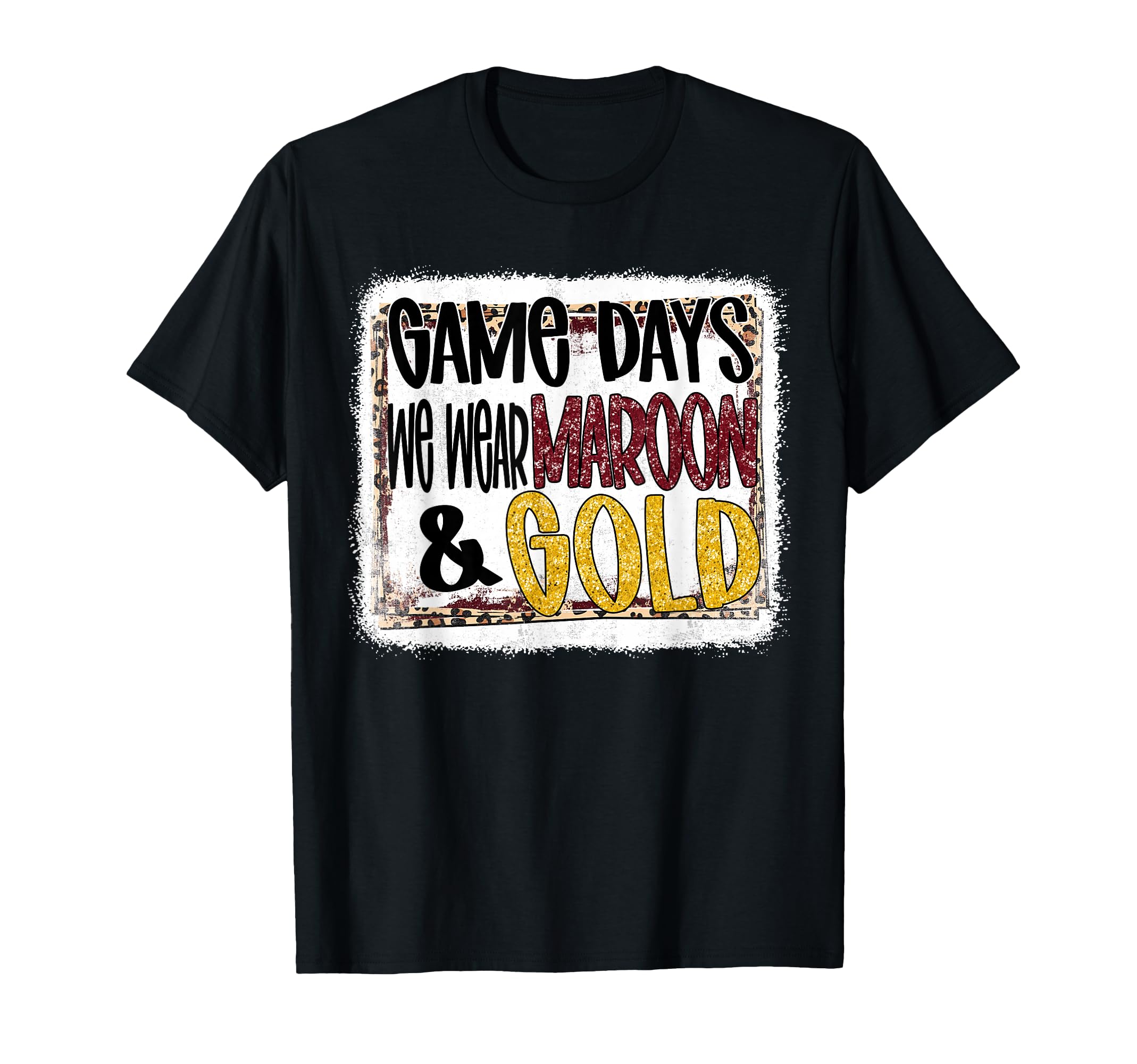 Gameday Football We Wear Maroon And T-Shirt - Aesthetic Graphic Men Women - T-Shirt, Sweatshirt, Hoodie