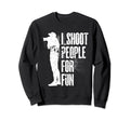 Photo Camera Photographer Flash Sweatshirt - Trendy Graphic for Adults - T-Shirt, Sweatshirt, Hoodie
