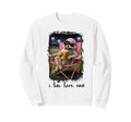 I Live Here Now Funny Raccoon Sweatshirt - Trendy Graphic for Adults - T-Shirt, Sweatshirt, Hoodie