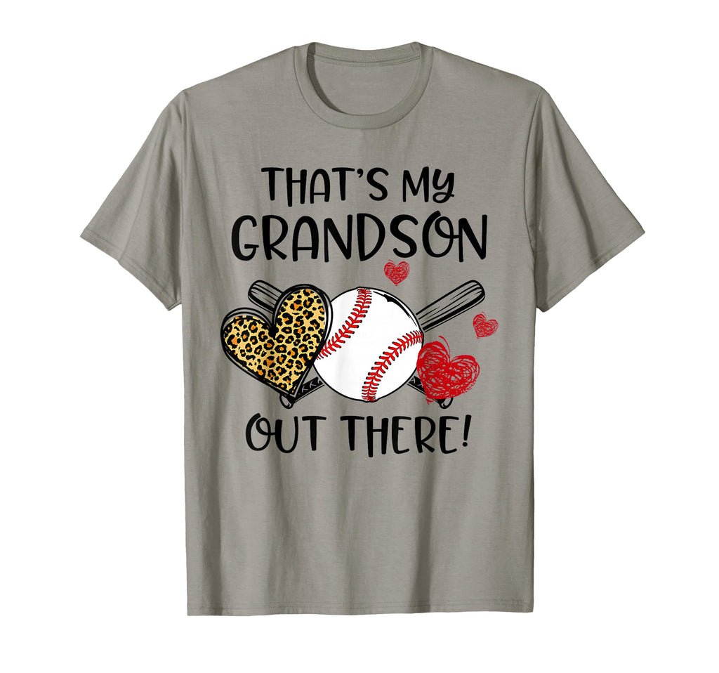 Thats My Grandson Out There Baseball T-Shirt - Unique Graphic for Adults - T-Shirt, Sweatshirt, Hoodie