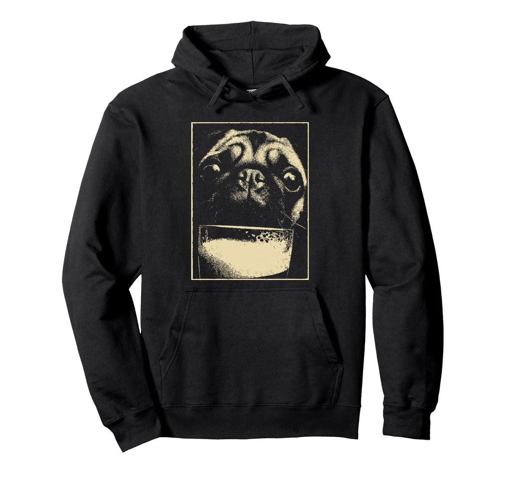 St Patricks Day Pug Beer Dog Hoodie - Fun Novelty Design Men Women - T-Shirt, Sweatshirt, Hoodie