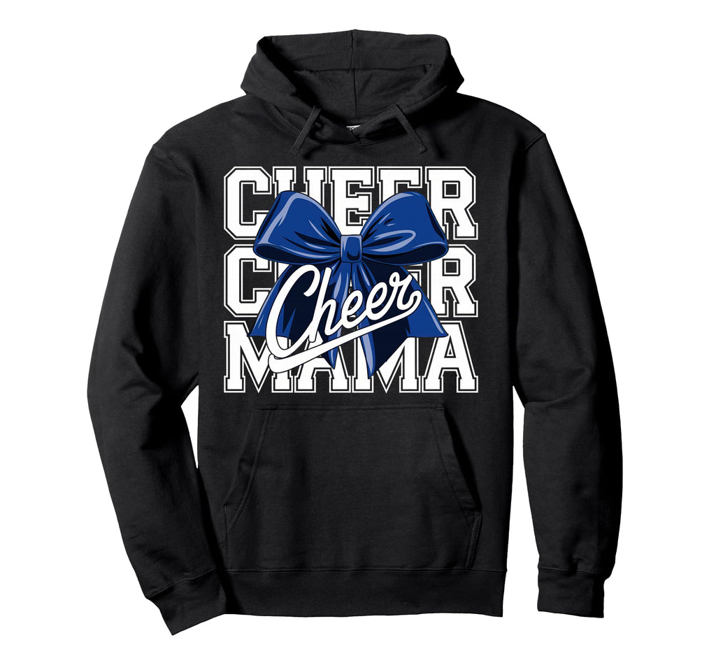 Cheer Mom Mother Bow Cheerleader Game Hoodie - Aesthetic Graphic Unisex - T-Shirt, Sweatshirt, Hoodie