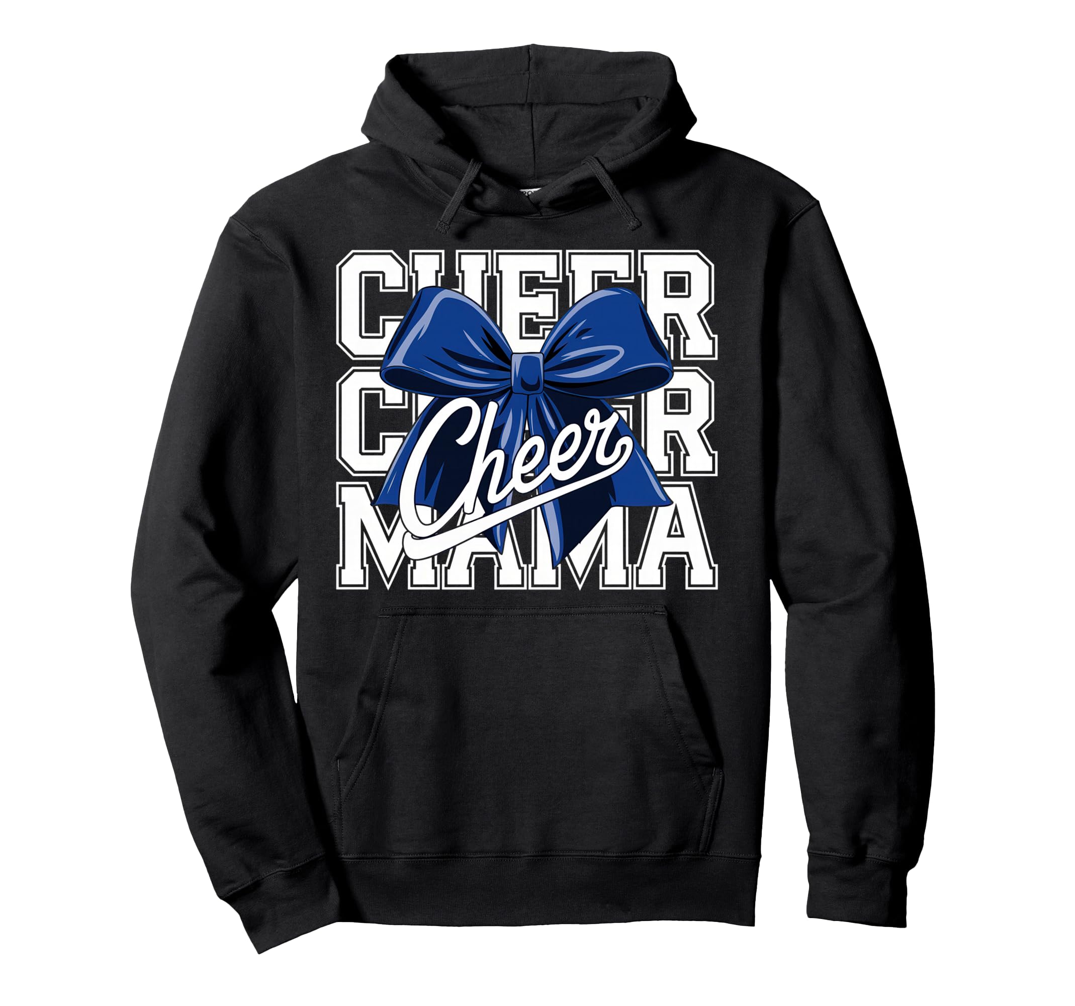 Cheer Mom Mother Bow Cheerleader Game Hoodie - Aesthetic Graphic Unisex - T-Shirt, Sweatshirt, Hoodie