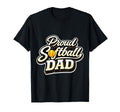 Proud Softball Dad Father Daughter T-Shirt - Aesthetic Graphic for Adults - T-Shirt, Sweatshirt, Hoodie