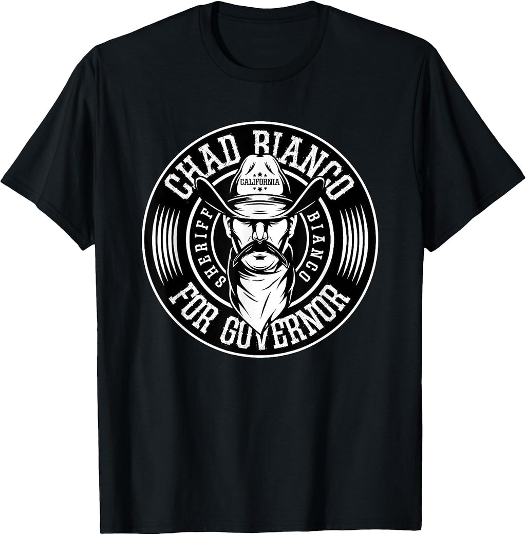 Sheriff Chad Bianco for California Governor 2026 - Adult & Kids T-Shirts, Sweatshirts & Hoodies apparel design preview 1