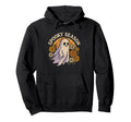 Spooky Season Floral Ghost Hoodie - Trendy Graphic Unisex - T-Shirt, Sweatshirt, Hoodie