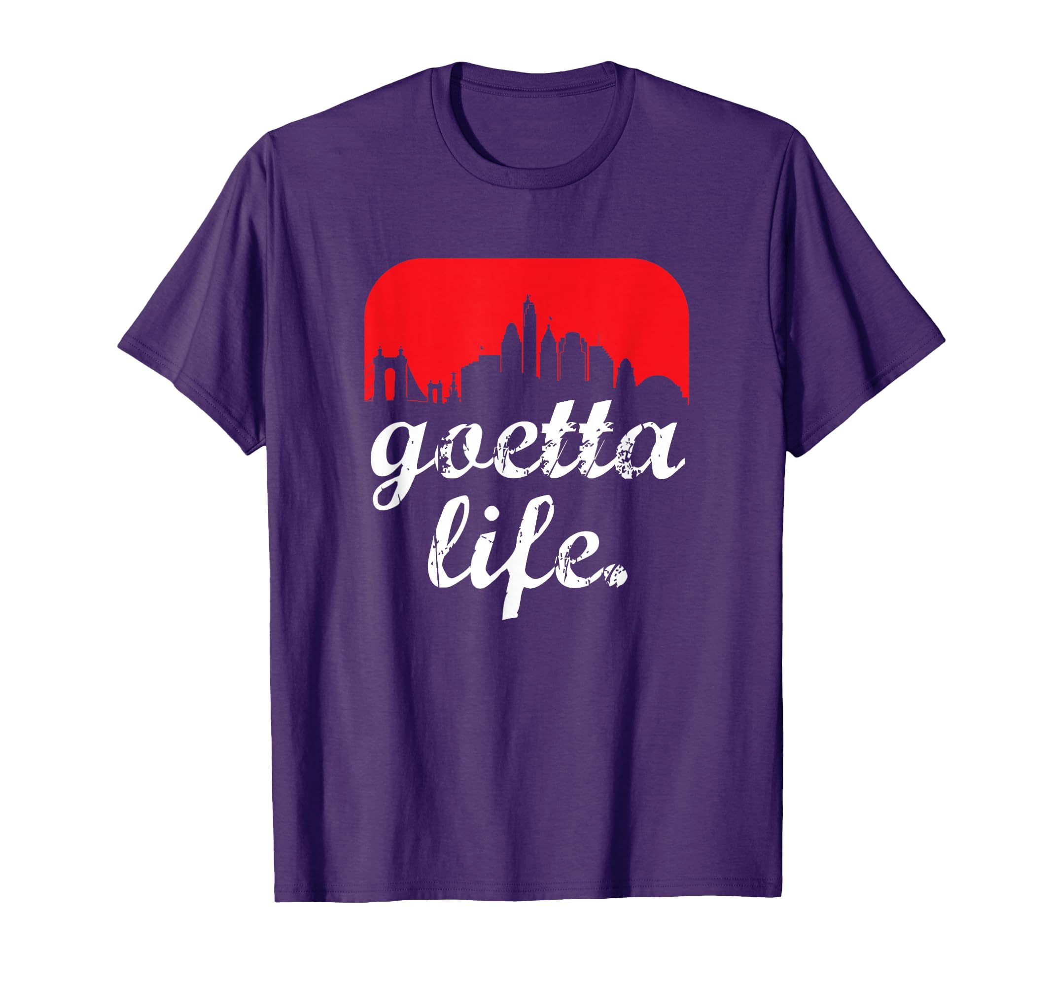 Goetta Life Cincinnati Skyline Funny T-Shirt - Unique Graphic Unisex - T-Shirt, Sweatshirt, Hoodie