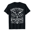Shes Gone Country Music Howdy Rodeo Bull T-Shirt - Graphic Print Men Women - T-Shirt, Sweatshirt, Hoodie