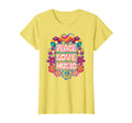 Womens Groovy Peace Love Music Hippie T-Shirt - Fun Novelty Design Unisex - T-Shirt, Sweatshirt, Hoodie