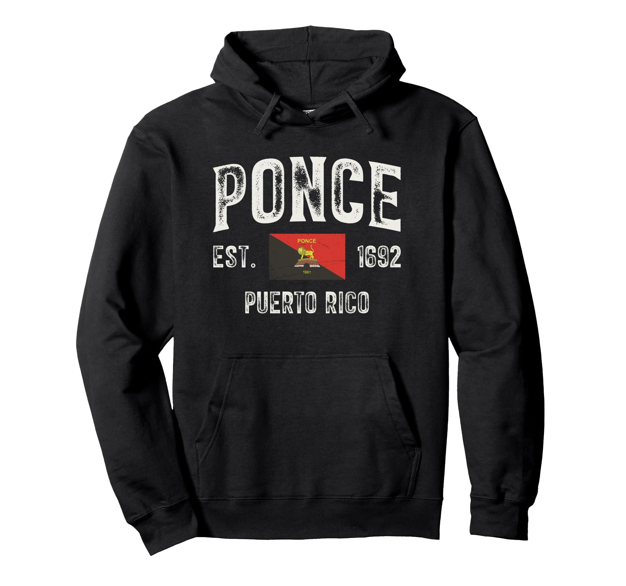 Ponce City Puerto Rico Est 1692 Puerto Hoodie - Graphic Print Men Women - T-Shirt, Sweatshirt, Hoodie