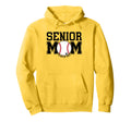 Senior Mom Class 2025 Baseball Mom Hoodie - Aesthetic Graphic for Adults - T-Shirt, Sweatshirt, Hoodie