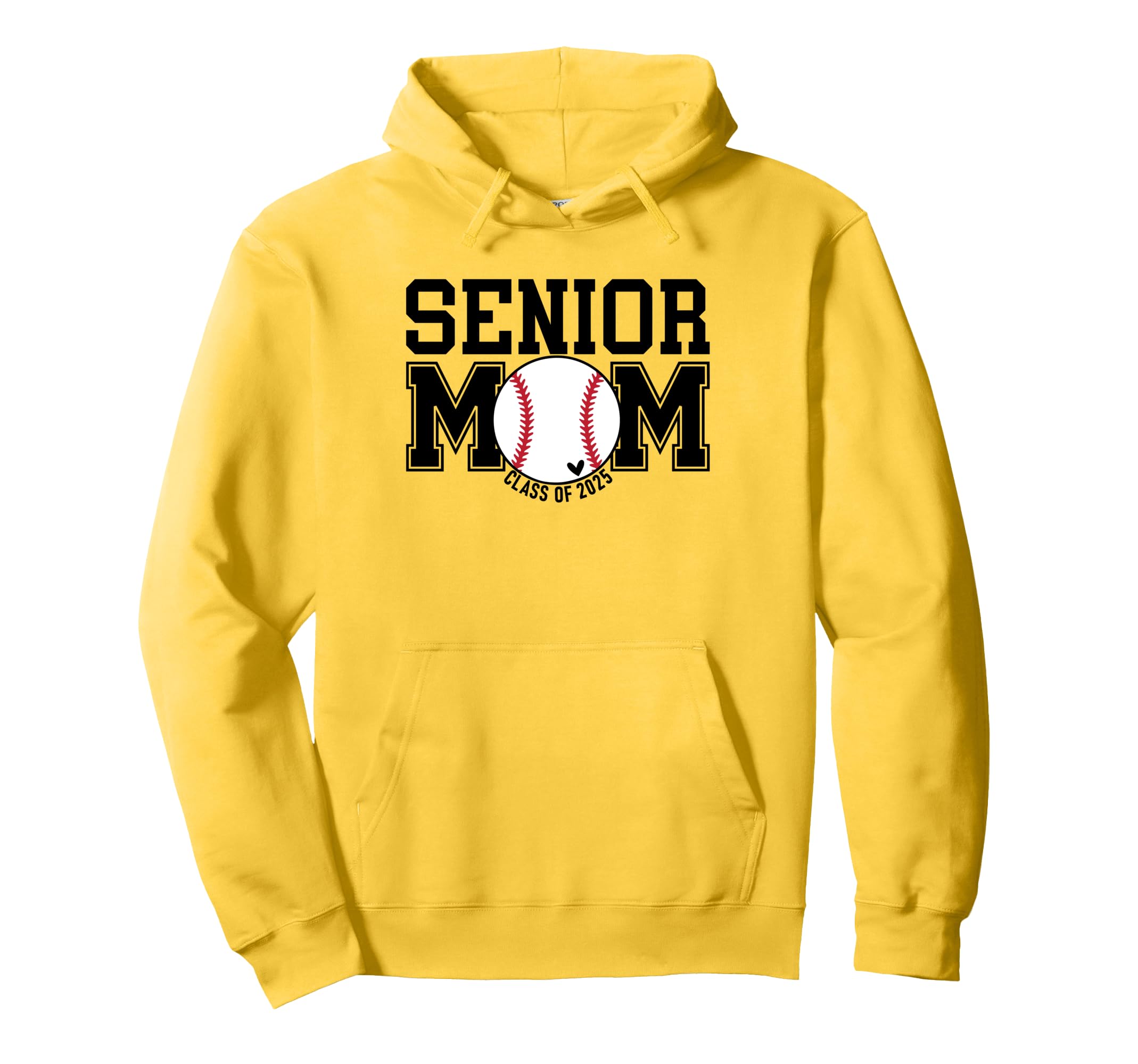 Senior Mom Class 2025 Baseball Mom Hoodie - Aesthetic Graphic for Adults - T-Shirt, Sweatshirt, Hoodie
